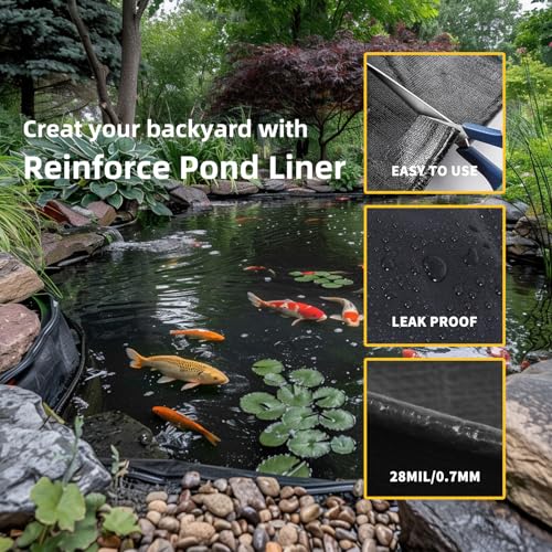 25x30Ft Pond Liner Underlayment (25x30 Ft)