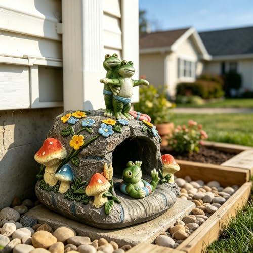 Titanic Frog Splash Block for Gutter Downspout (Frogs-titanic)