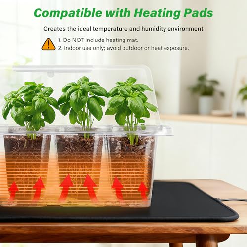 5 Pack Seed Starter Trays (Clear / 5 Packs)