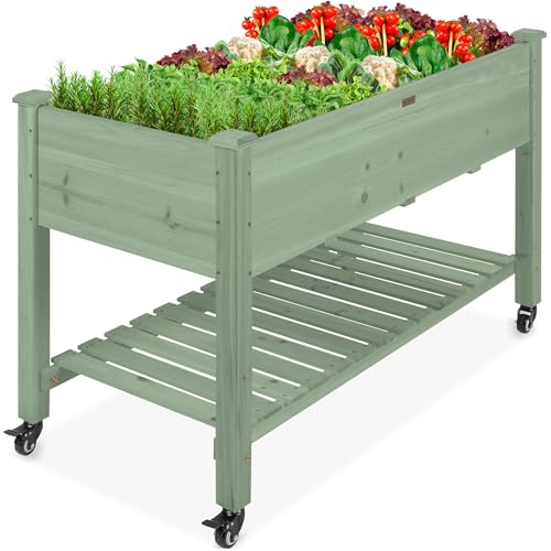 Raised Garden Bed 48x24x32 (Sage / 48x24x32in)