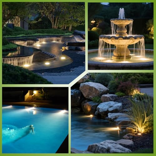 3W LED Pond Lights 12 (4Pack)