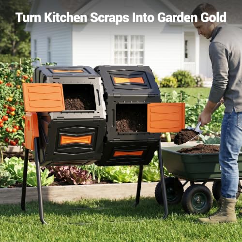 Composter Tumbler Outdoor (Orange)