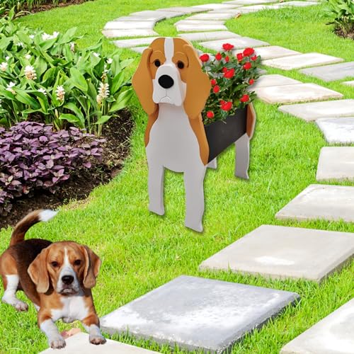 Beagle Dog Planter Pots