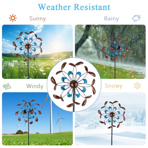 Wind Spinner Outdoor (13‘’Blue Copper)