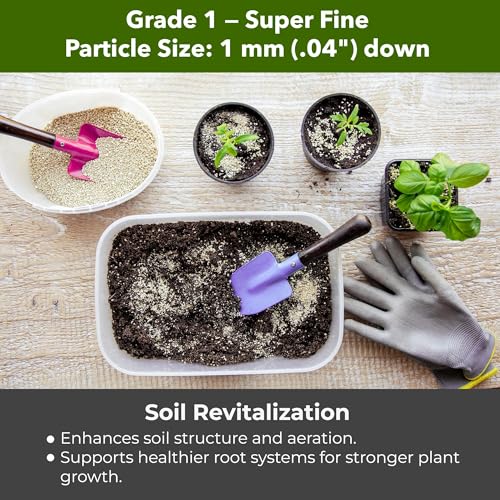 Organic Superfine Vermiculite for Indoor Gardening Plants and Mushrooms (960 Ounce)