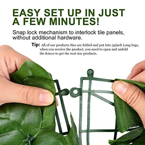 Artificial Ivy Privacy Fence (80.72 Sq Ft)
