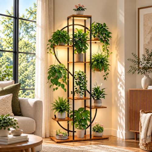 62.2 Plant Stand with Grow Lights