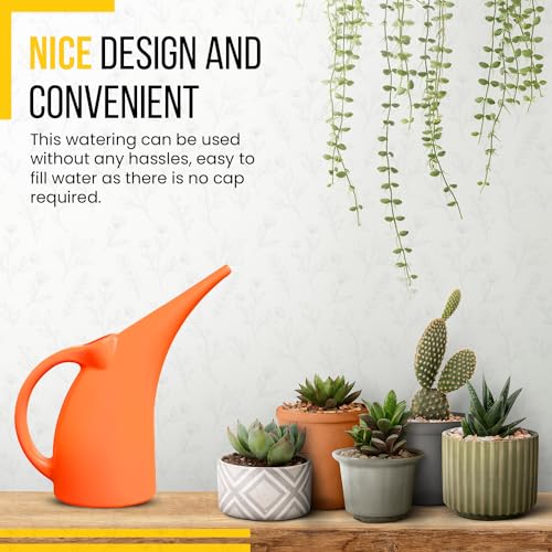 1 2 Gallon Watering Can (Orange / 1 Pack)