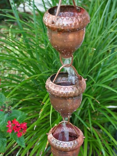 Acorn Cups Rain Chain