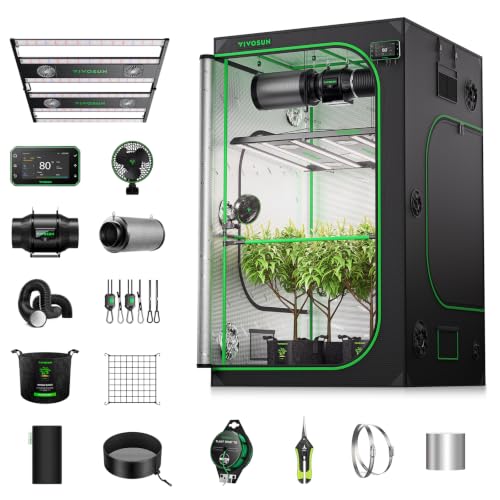 4x4 Pro Grow Tent Kit 550W Aerolight E42A+ Smart Control System (Plus 48" x 48" x 80")