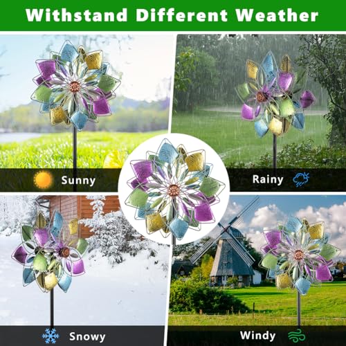 14”Outdoor Wind Spinner (13-Colorful)