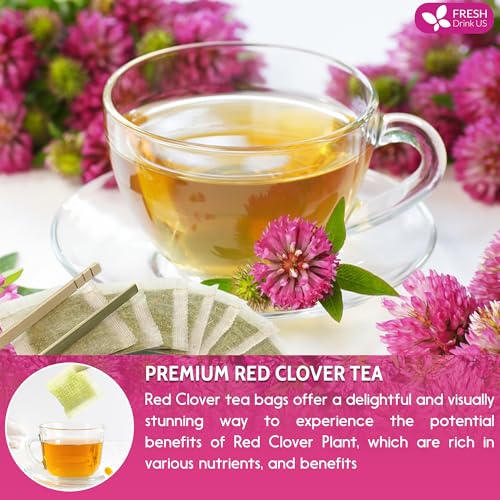 Premium Red Clover Herbal Tea (35 Tea Bags)