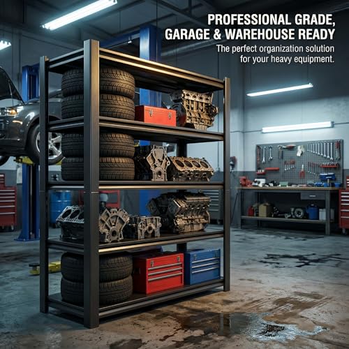 3500 LBS Heavy Duty Garage Shelving (48" W x 20" D x 72" H)