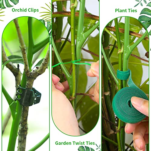 2 Pack 27.56" Detachable Twig Plant Support Stakes Set
