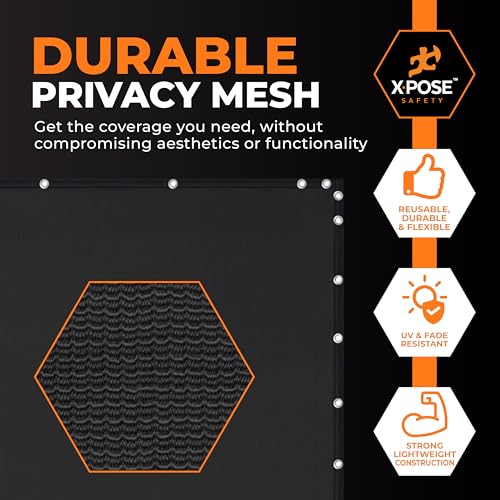 Privacy Fence Screen 8’ x 50’ (Black / 8' X 50')