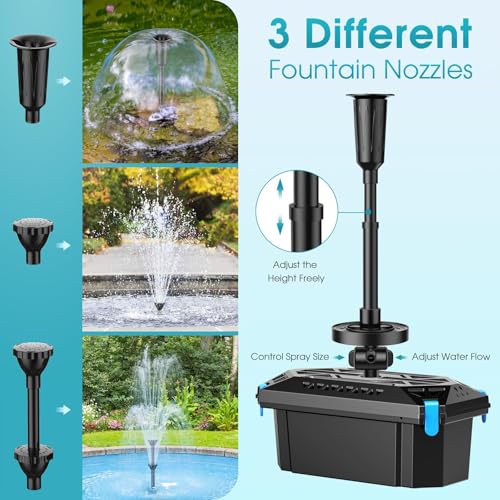 70W Solar Pond Filter with Fountain Pump (70W)