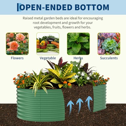 Galvanized Raised Garden Bed Outdoor