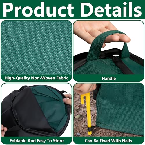 2 Pcs Pop Up Shrub Covers Frost Protection Tent (36 x 36 x 38 inch)