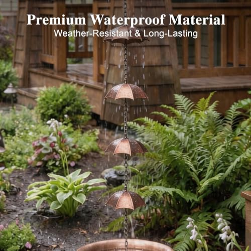 Umbrella Rain Chain (Umbrella Cups)