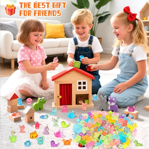 120 Pcs Mini Resin Animals