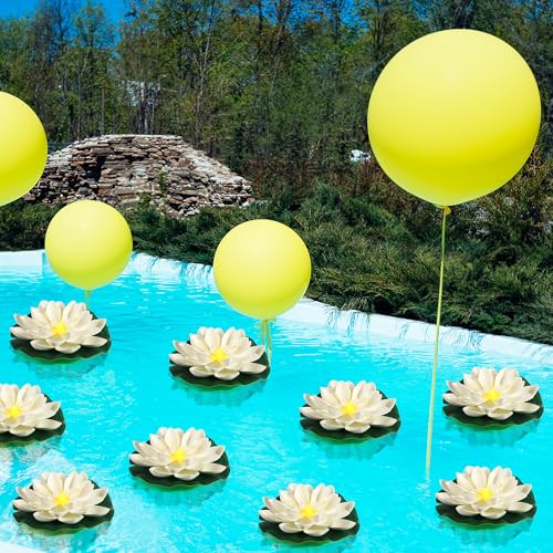 24 PCS Water Activated Floating Lights (Warm White / 6 inch 24pcs)