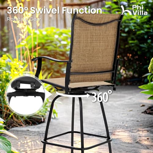 Outdoor Bar Stools Set of 2
