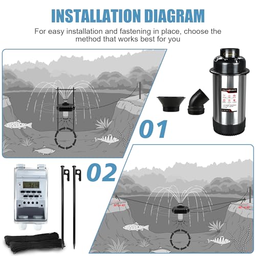 Pond Fountain Aerator