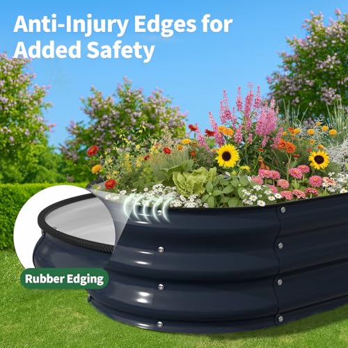 Raised Garden Bed (Midnight Blue / 4x2x1FT)