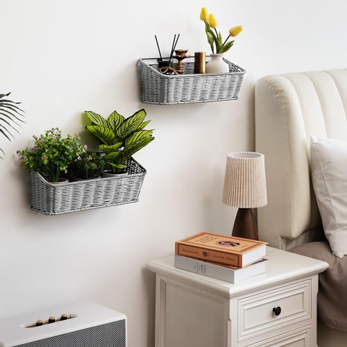 Wicker Hanging Basket for Storage (2 Count)