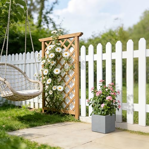 Small Square Pale Gray Concrete Planter 10" W (Concrete Gray / 10")