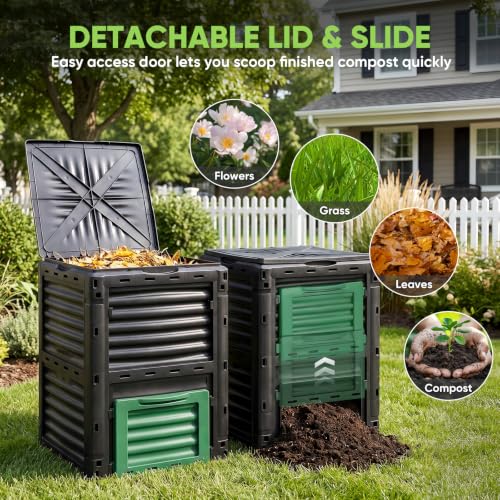 80 Gal Garden Composer Bin from BPA Free Material