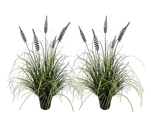 Artificial Lavender Plant 35in (Lavender-3ft(2pack))