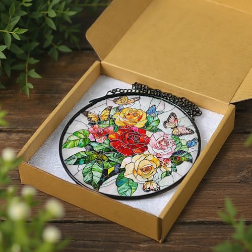 Butterfly & Rose Ornament (Butterfly&rose)