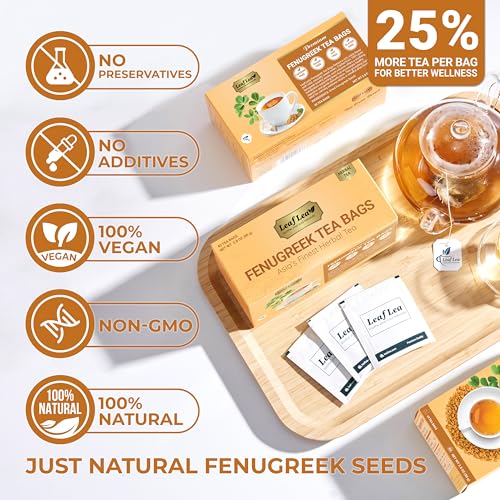 Fenugreek Tea Bags (80 Tea Bags (Pack of 2))