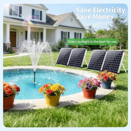 120W Solar Water Fountain Pump (120W)