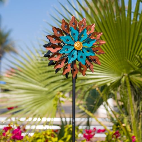 Viveta Kinetic Wind Spinner (Brown Blue-13“)