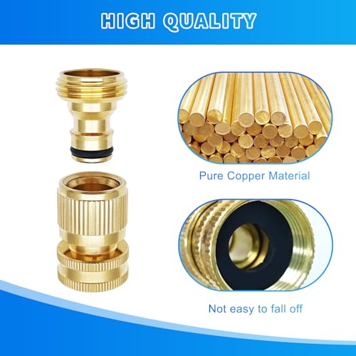 Garden Hose Quick Connector 3 (8 Count)