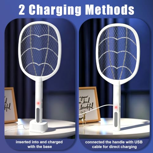 2-in-1 Electric Bug Zapper Racket, 1 Pack