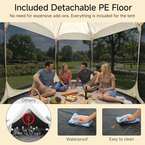 5 Person Pop Up SUV Tent (8.5'x8.5'x6.6'H)