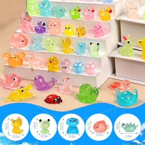 120 Pcs Mini Resin Animals