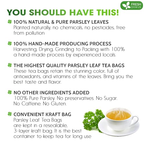 Premium 35 Parsley Leaf Tea Bags (35 Tea Bags)