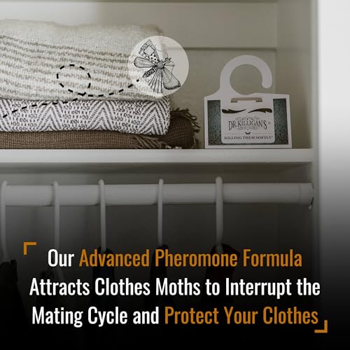 Premium Clothing Moth Traps with Pheromones (White)