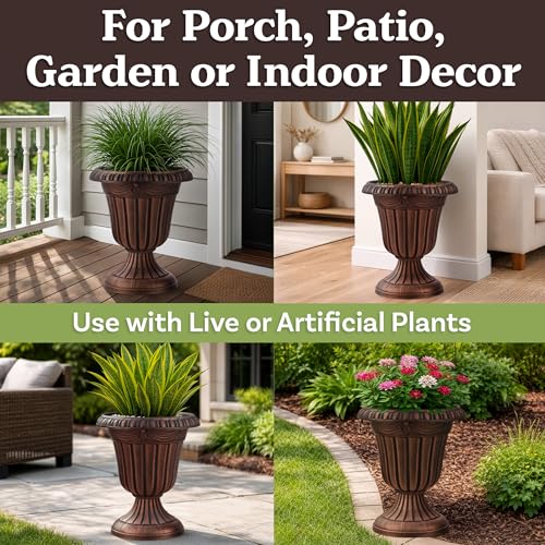 Outdoor Planter 2 (Rustic Bronze)