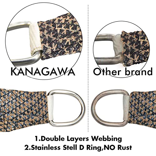 6'X18' Sun Shade Sail Brown Curved Rectangle Customizable (Brown / 6'X18' custom)