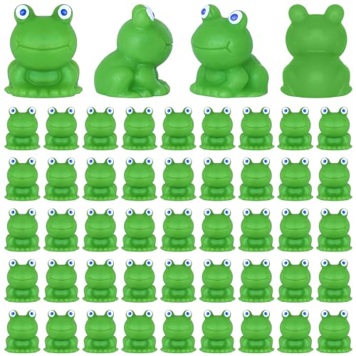 50 PCS Mini Resin Frogs (50 Count)
