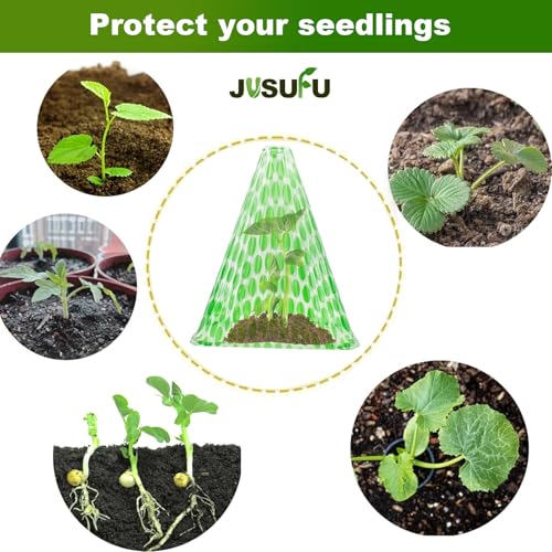 Pack 40 Garden Cloches for Plants (Dark green 40)