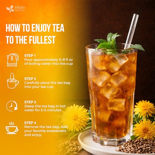 Premium Dandelion Milk Thistle Herbal Tea (1 Count)