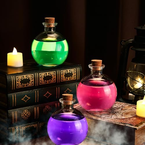 1 Pcs 8.5 oz Glass Potion Bottles with Cork (Classic)