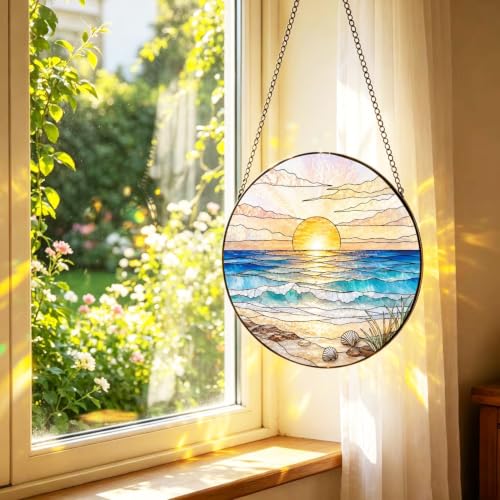 Beach Sunset Suncatcher (Beach Suncatcher)
