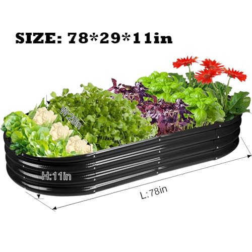Raised Garden Bed GRS Certified Galvanized Planter Box Outdoor